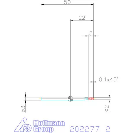 Holex VHM maró 2 mm