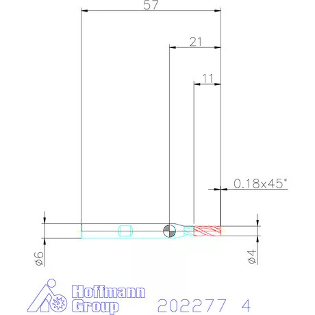 Holex VHM maró 4 mm