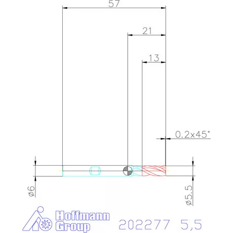 Holex VHM maró 5,5 mm