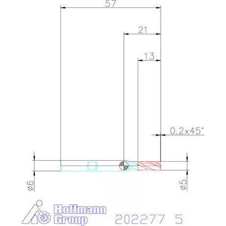 Holex VHM maró 5 mm
