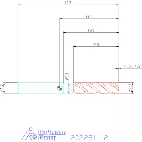 Garant VHM maró TPC 12 mm