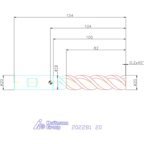 Garant VHM maró TPC 20 mm