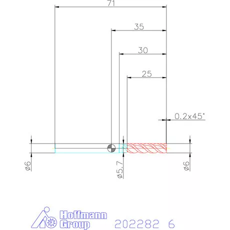 Garant VHM maró TPC 6 mm