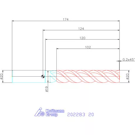Garant VHM maró TPC 20 mm