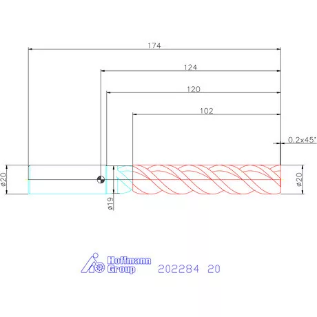 Garant VHM maró TPC 20 mm