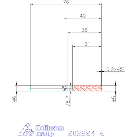Garant VHM maró TPC 6 mm