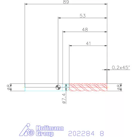 Garant VHM maró TPC 8 mm