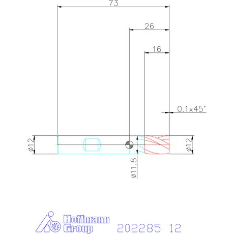 Garant VHM maró 12 mm