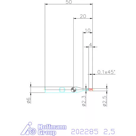 Garant VHM maró 2,5 mm