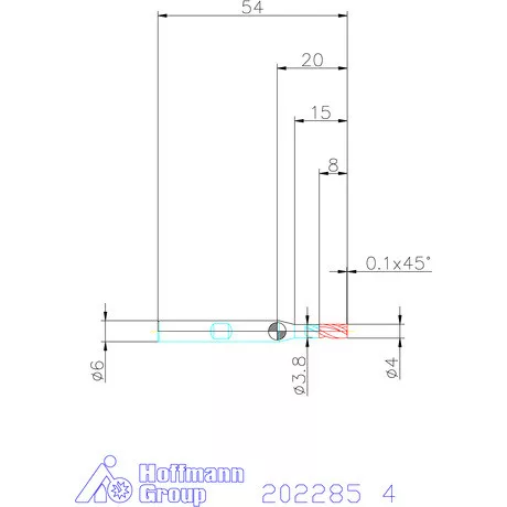 Garant VHM maró 4 mm