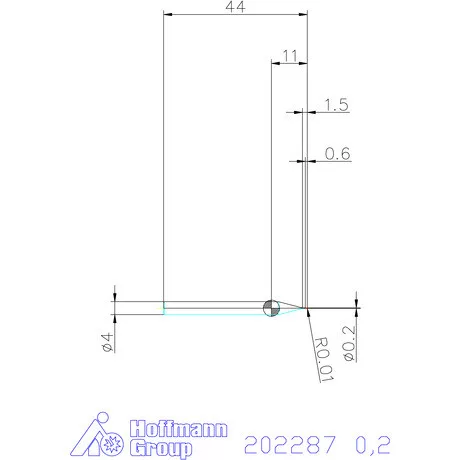 Garant Garant Master Titan VHM mini-maró HPC 0,2 mm
