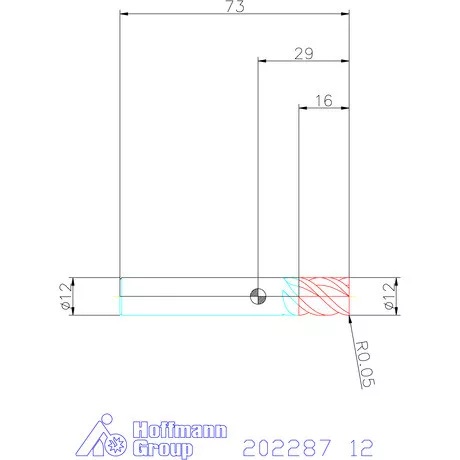 Garant Garant Master Titan VHM mini-maró HPC 12 mm