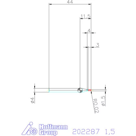 Garant Garant Master Titan VHM mini-maró HPC 1,5 mm