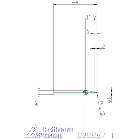 Garant Garant Master Titan VHM mini-maró HPC 1 mm