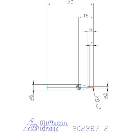 Garant Garant Master Titan VHM mini-maró HPC 2 mm