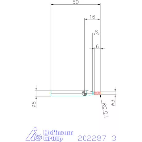 Garant Garant Master Titan VHM mini-maró HPC 3 mm