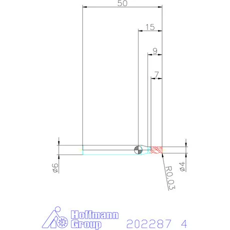 Garant Garant Master Titan VHM mini-maró HPC 4 mm