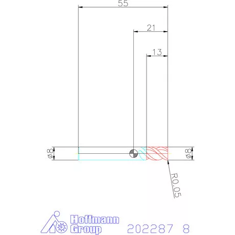Garant Garant Master Titan VHM mini-maró HPC 8 mm