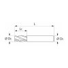Garant Garant Master Steel VHM mini-maró HPC 0,6 mm