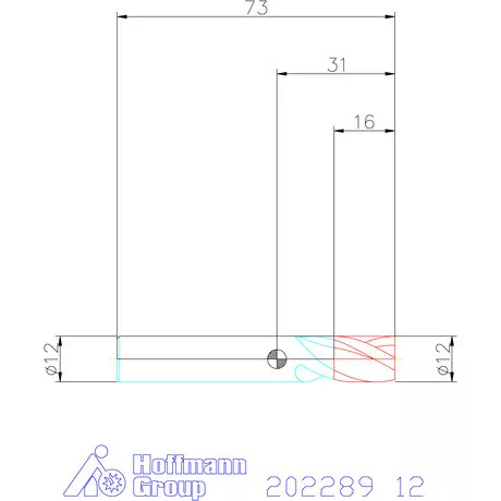 Garant Garant Master Steel VHM mini-maró HPC 12 mm