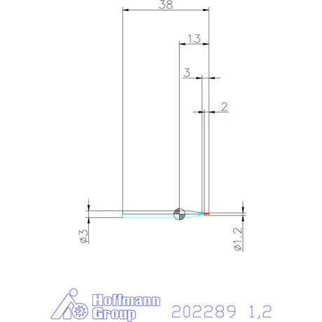 Garant Garant Master Steel VHM mini-maró HPC 1,2 mm