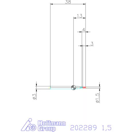 Garant Garant Master Steel VHM mini-maró HPC 1,5 mm