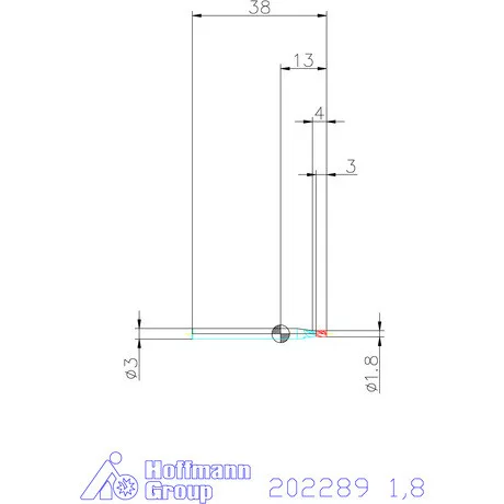 Garant Garant Master Steel VHM mini-maró HPC 1,8 mm