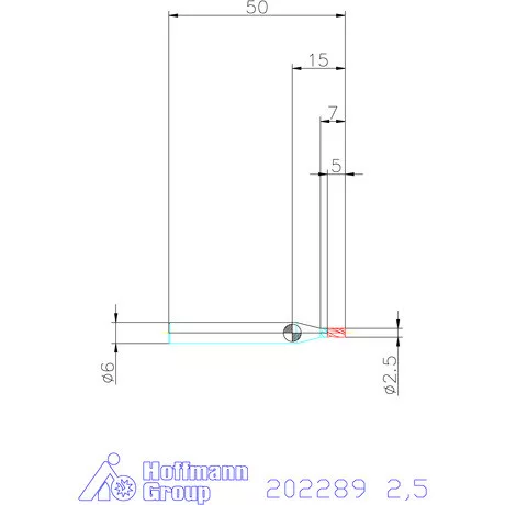 Garant Garant Master Steel VHM mini-maró HPC 2,5 mm