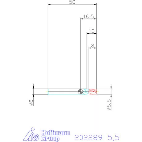 Garant Garant Master Steel VHM mini-maró HPC 5,5 mm