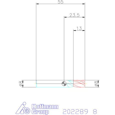 Garant Garant Master Steel VHM mini-maró HPC 8 mm