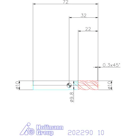 Garant VHM maró 10 mm
