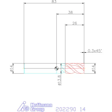 Garant VHM maró 14 mm