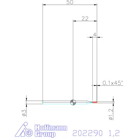 Garant VHM maró 1,2 mm