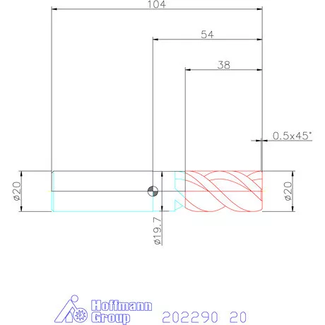 Garant VHM maró 20 mm