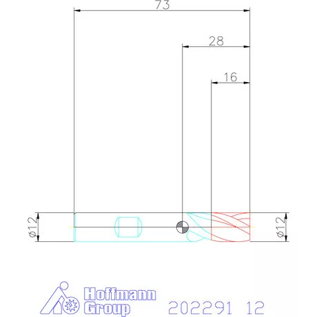 Garant Garant Master Steel VHM mini-maró HPC 12 mm