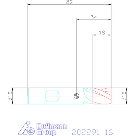 Garant Garant Master Steel VHM mini-maró HPC 16 mm