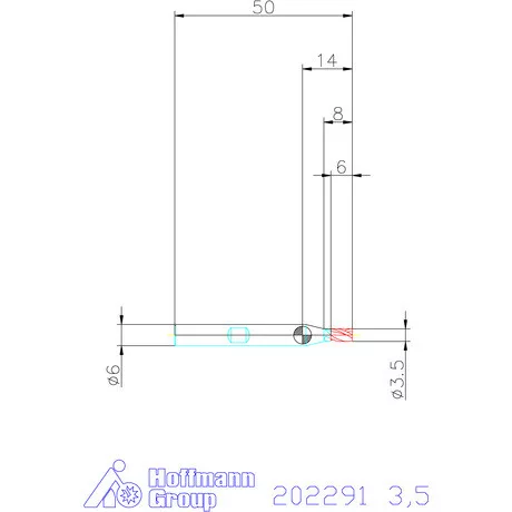 Garant Garant Master Steel VHM mini-maró HPC 3,5 mm