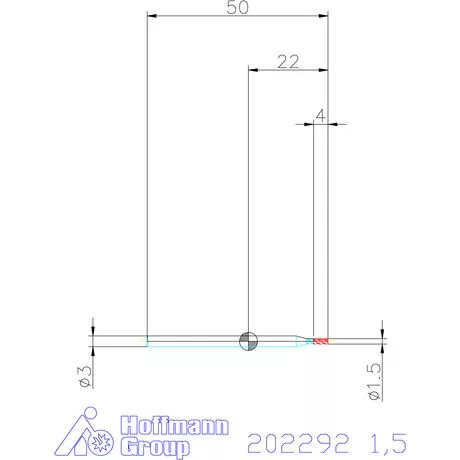 Garant VHM maró 1,5 mm