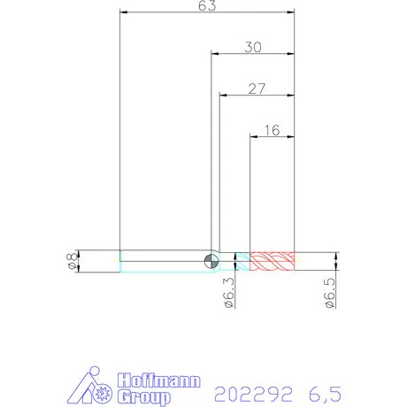 Garant VHM maró 6,5 mm