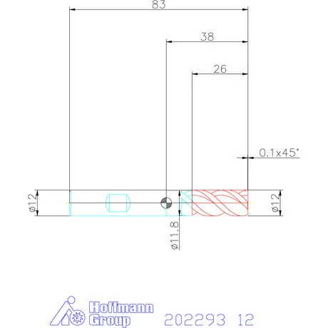 Garant VHM maró 12 mm