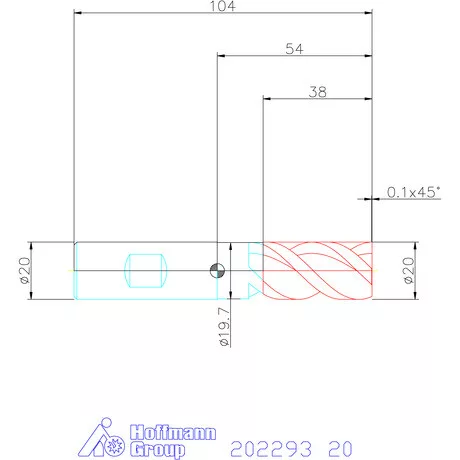 Garant VHM maró 20 mm