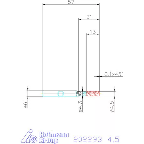 Garant VHM maró 4,5 mm