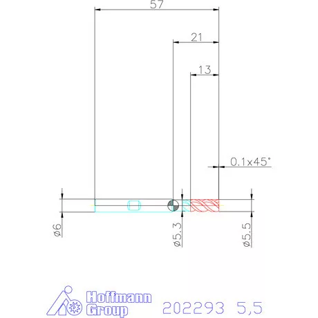 Garant VHM maró 5,5 mm