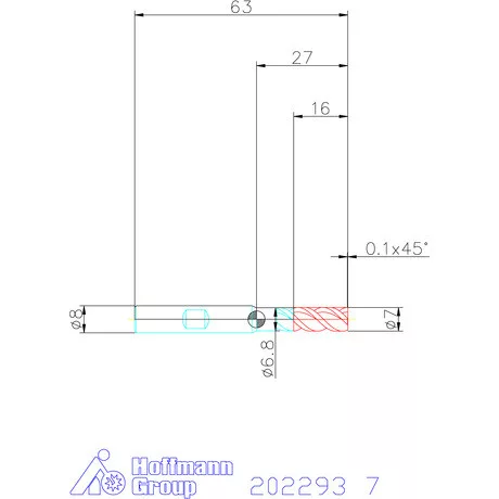 Garant VHM maró 7 mm