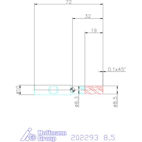 Garant VHM maró 8,5 mm