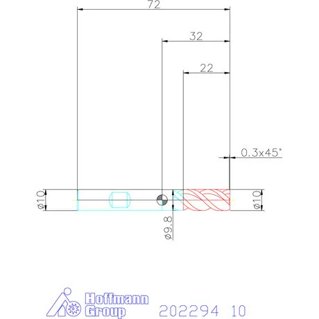 Garant VHM maró 10 mm