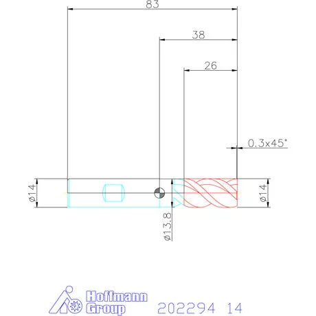 Garant VHM maró 14 mm