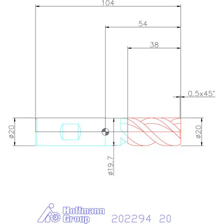Garant VHM maró 20 mm