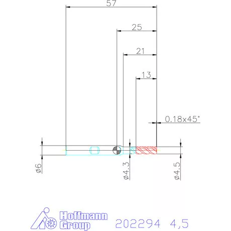 Garant VHM maró 4,5 mm