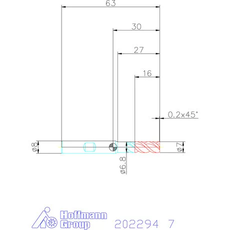Garant VHM maró 7 mm